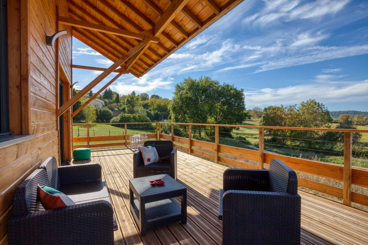 Chalet Kozy Les jardins de Lyno